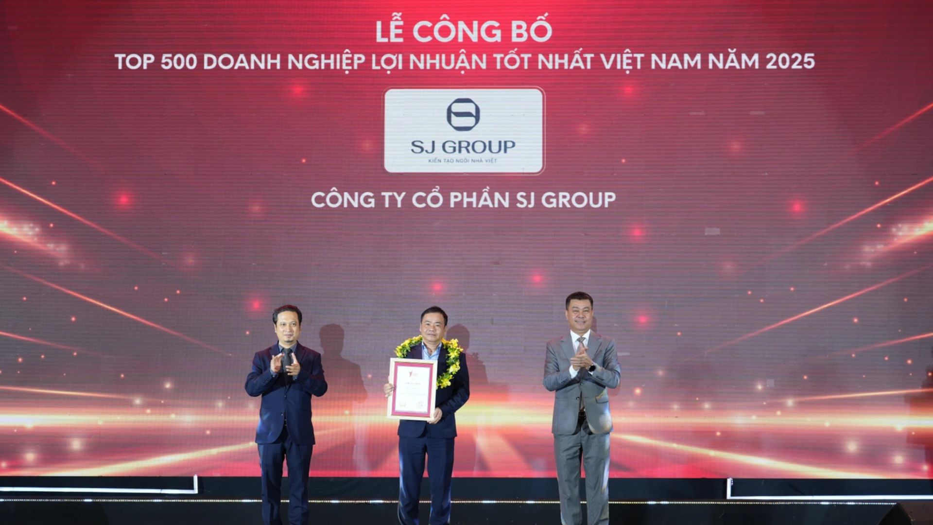 SJ Group nằm trong top 500 doanh nghiệp có lợi nhuận tốt nhất Việt Nam năm 2025